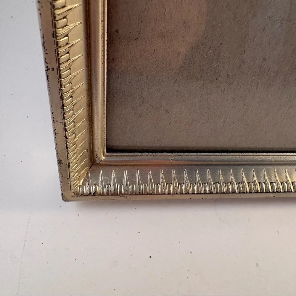 Silver Plated Picture Photo Frame Engraved‎ Etched Trim Wedding Celebration 8x10